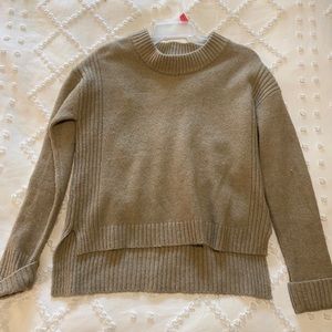 Shrinking Violet- Tan sweater